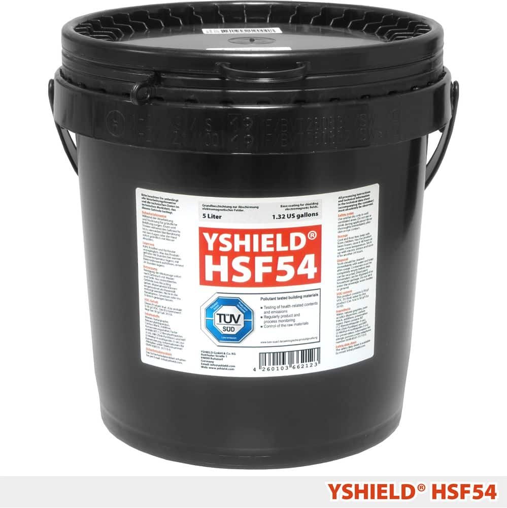 Peinture anti ondes Hautes et Basses Fréquences YSHIELD HSF54 5L